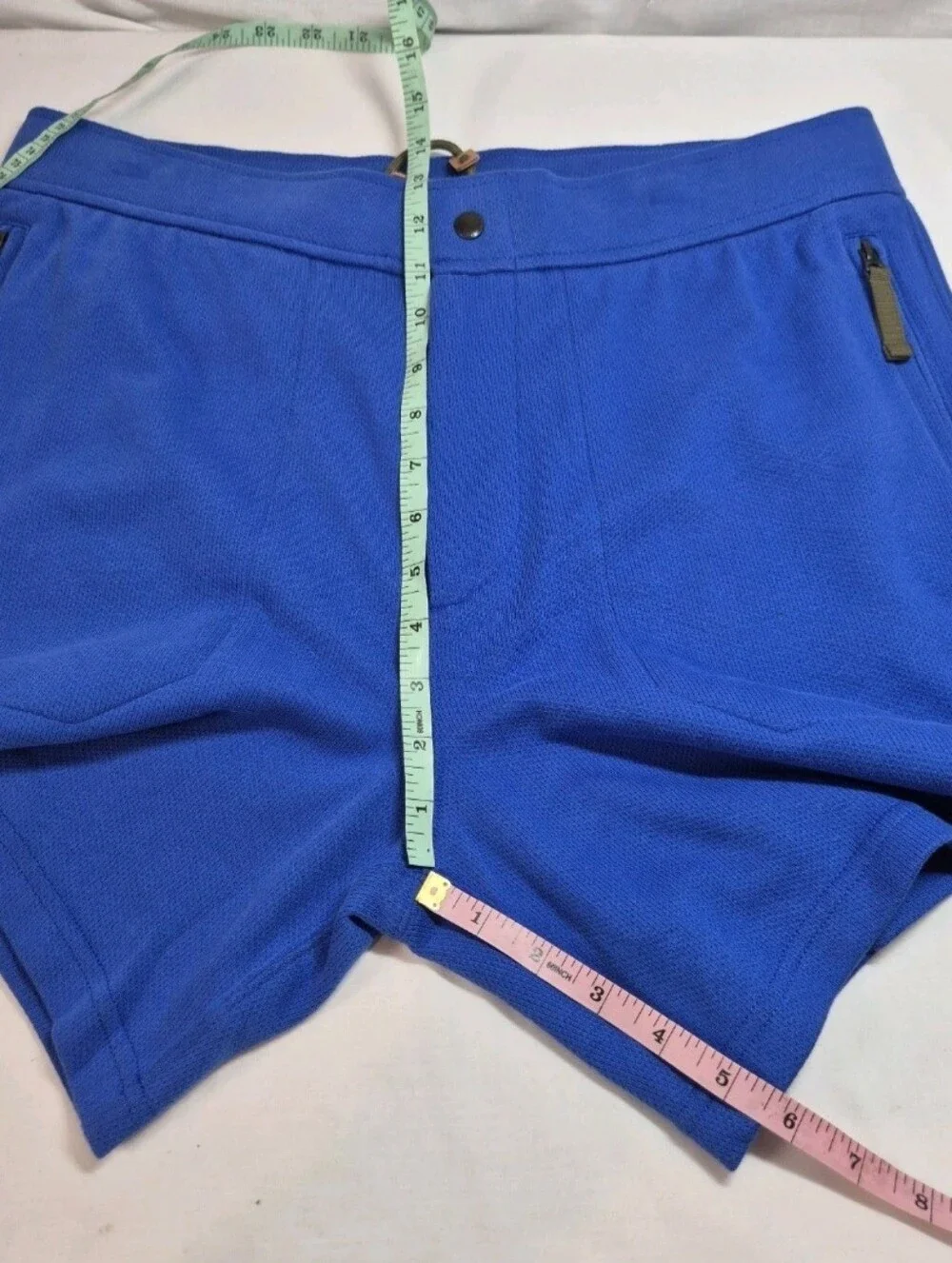 Polo Ralph Lauren Expedition Terry Shorts Men’s Size L  Large Blue Drawstring 30